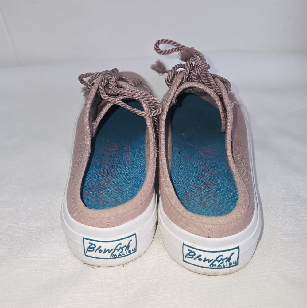 Blowfish Canvas mules Sneakers Casual Lace-Up Sz 8.5 - Picture 6 of 11